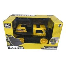 Tonka Classics Bulldozer STEEL moveable BLADE BRAND NEW in BOX yellow
