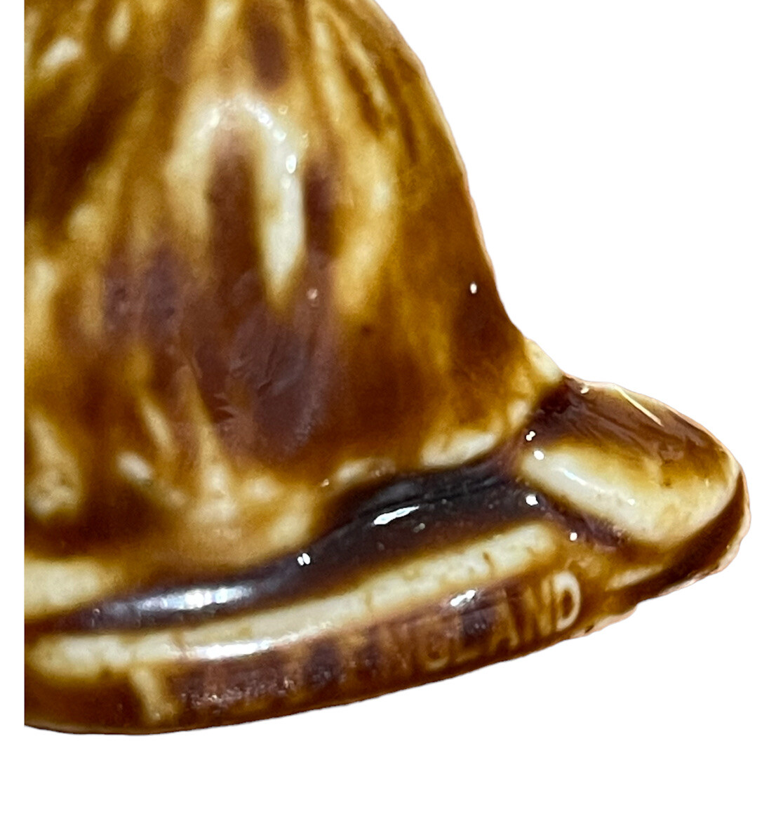 Wade Figurine Red Rose Tea England Beaver Lighter Brown Glaze Miniature