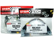 StopTech Stainless Steel Brake Line Kit F&R for 07-12 BMW 128i 135i 328i 335i