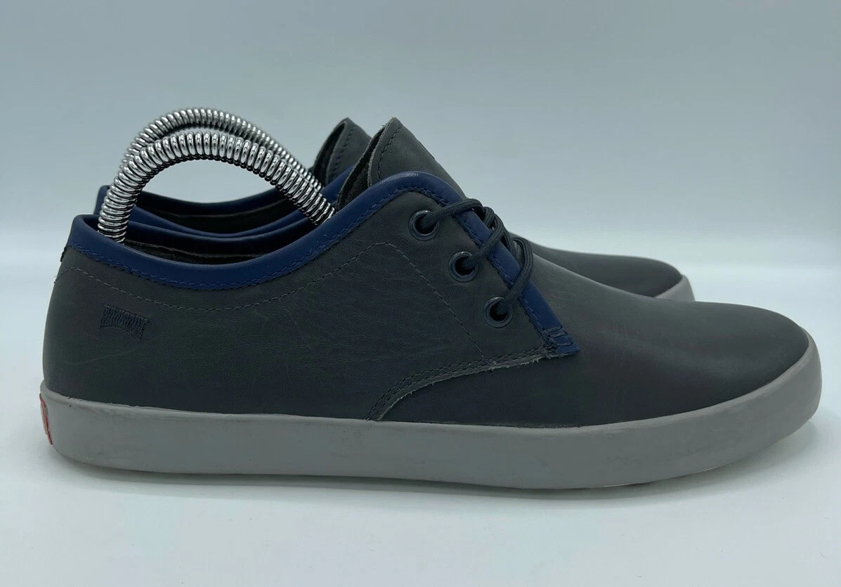 Chaussures en cuir gris bleu campeur homme Pursuit taille 6 US K100008 019