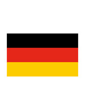 10 adesivi auto Germania bandiera sticker 9 x 9 cm articolo per fan EM WM res...
