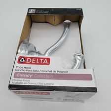 Delta Cassidy Double Robe Hook  Chrome  79735
