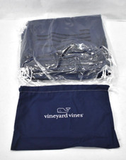 Lot Of 50 Vineyard Vines Small Navy Blue Drawstring Dust Bags 13" X 9" Pouch