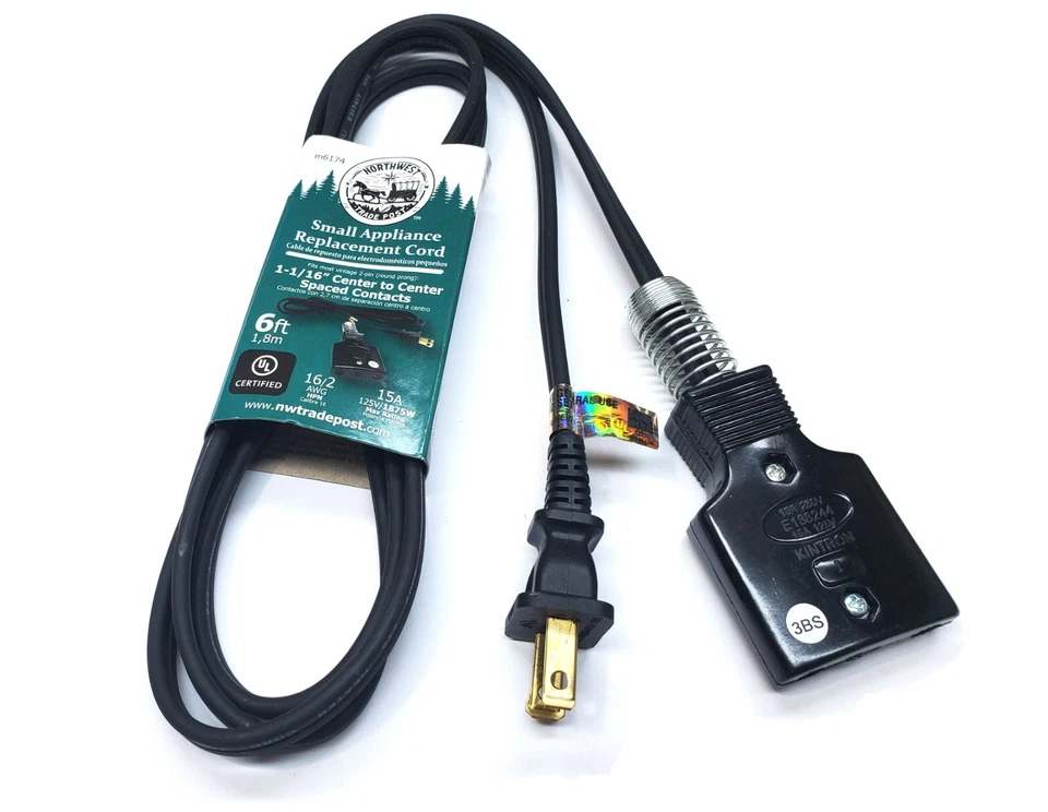 Repuesto de cable de alimentación Farberware Open Hearth asador 455N 450 441 + Foto 2 de 4