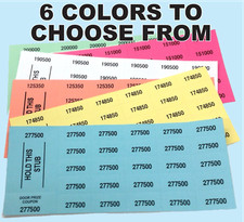 500 Chinese Auction /Penny Sale /Tricky Tray Tickets -Made in USA