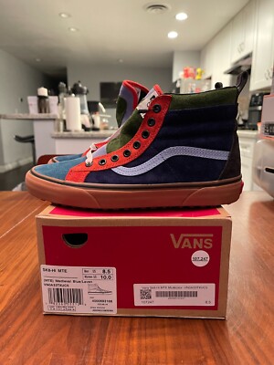 Vans Sk8-Hi MTE Medieval Blue / Laven Sneakers VN0A33TXUC5 Men s Size 8.5 US