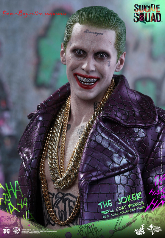 Hot Toys 1/6 Mms382 Suicide Squad Joker Purple Coat Version