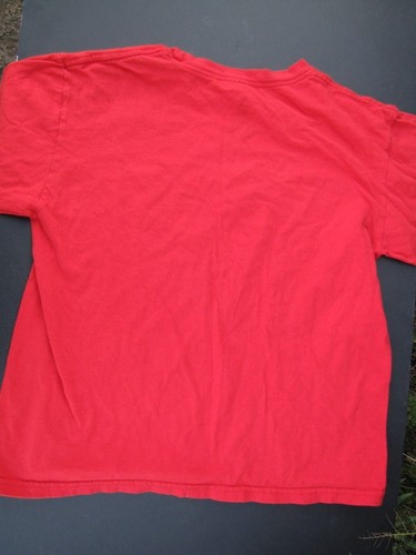 Kids T Shirt Novelty Sriracha Awesome Sauce Rooster Red Size M (8) - Picture 4 of 6