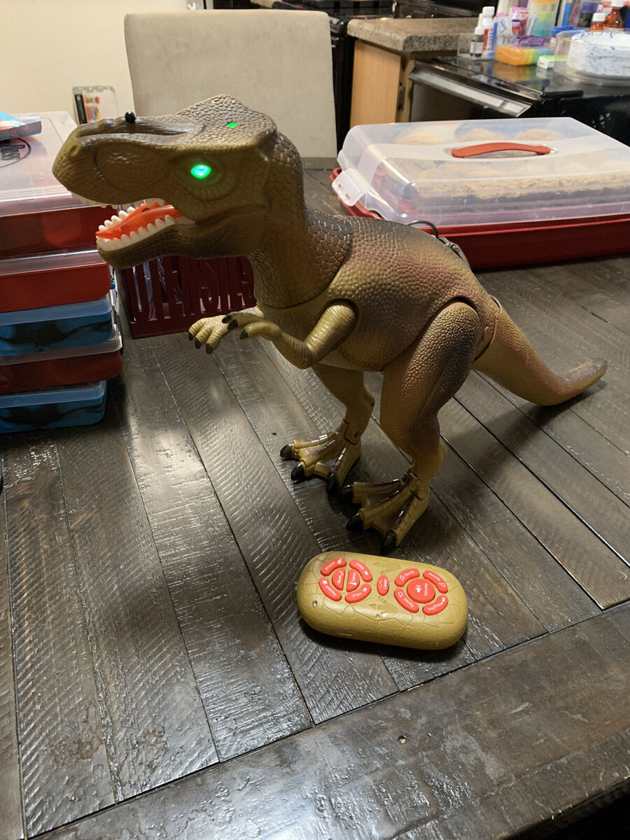 Discovery Kids Radio Controlled T-Rex Dinosaur Action Figure Brown