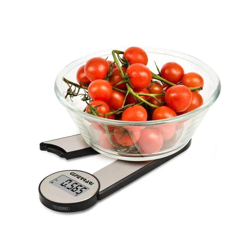 Bilancia da Cucina Pesa Digitale a Batterie G3FERRARI Pieghevole Salva Spazio