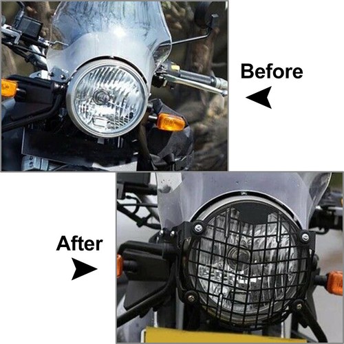 Headlight Guard Grill Cover Protector For Himalayan 2016-2020 2017 2018 2019 - Picture 10 of 10
