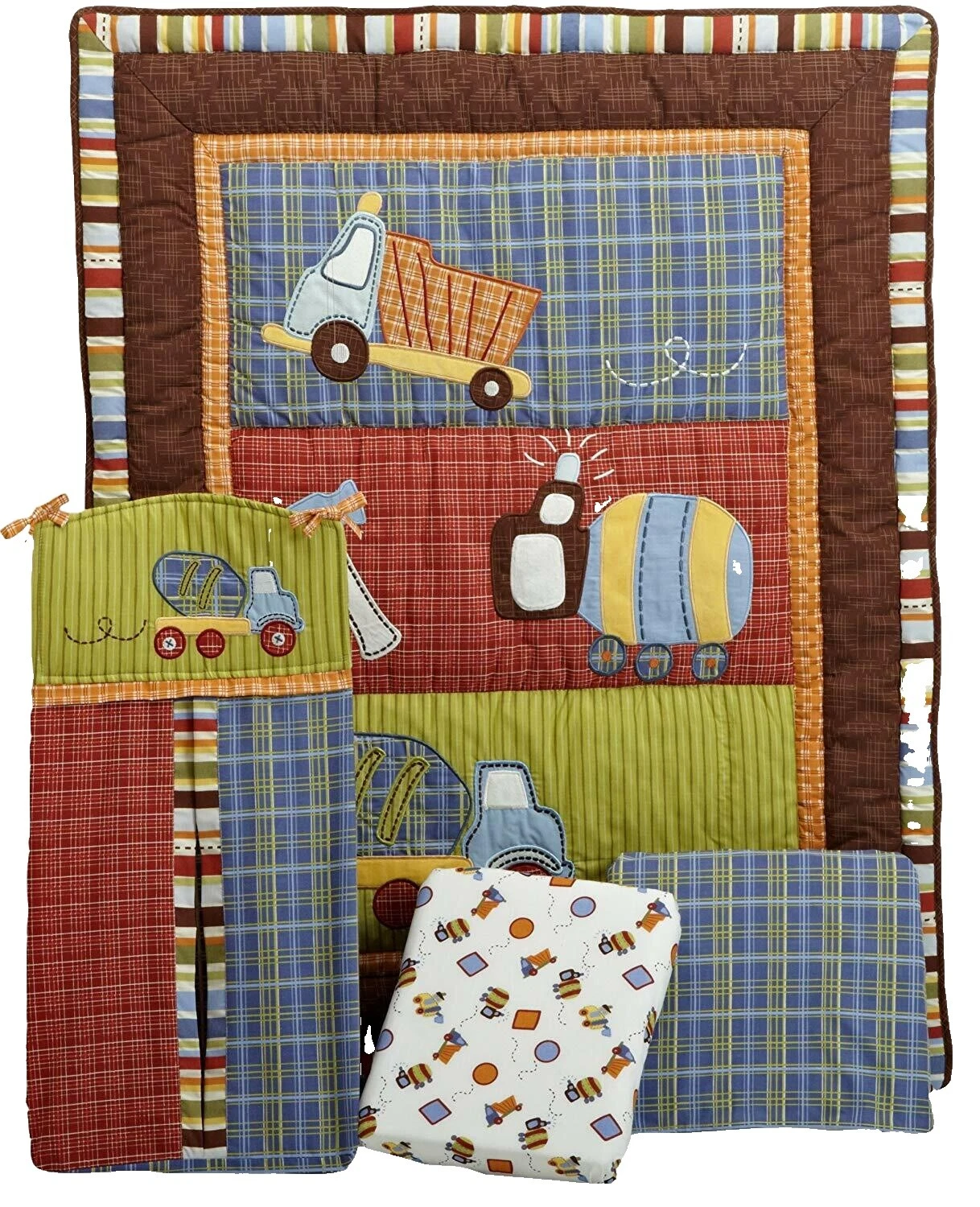 Vehículos de Mezcla de Algodón Conjuntos de Ropa de cama de vivero