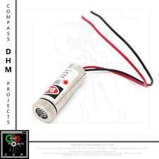 Diodo Laser rosso 650 nM 5mW modulo led puntatore per Arduino - CROSS