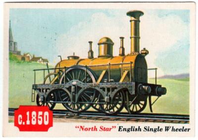 VINTAGE 1955 TOPPS RAILS & SAILS CARD #25 