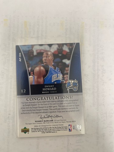 dwight howard exquisite auto rookie /100 - Picture 2 of 2
