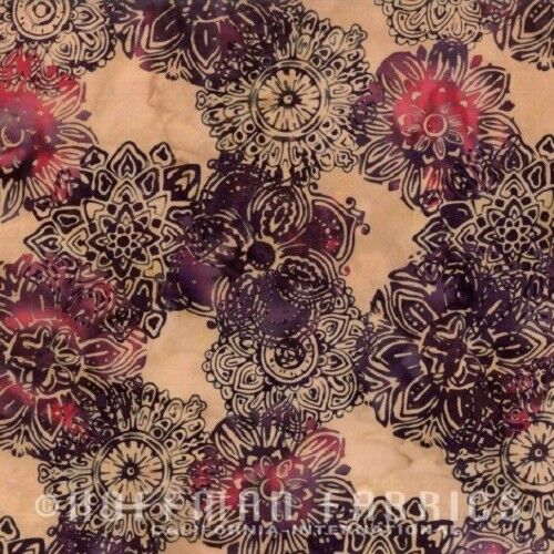 Tela Batik de Hoffman, 100% algodón, M2742-24, BTY - Imagen 1 de 1