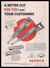 1963 Skodco Greenwich Connecticut Kron Select Molybden Orsa Saws Print Ad