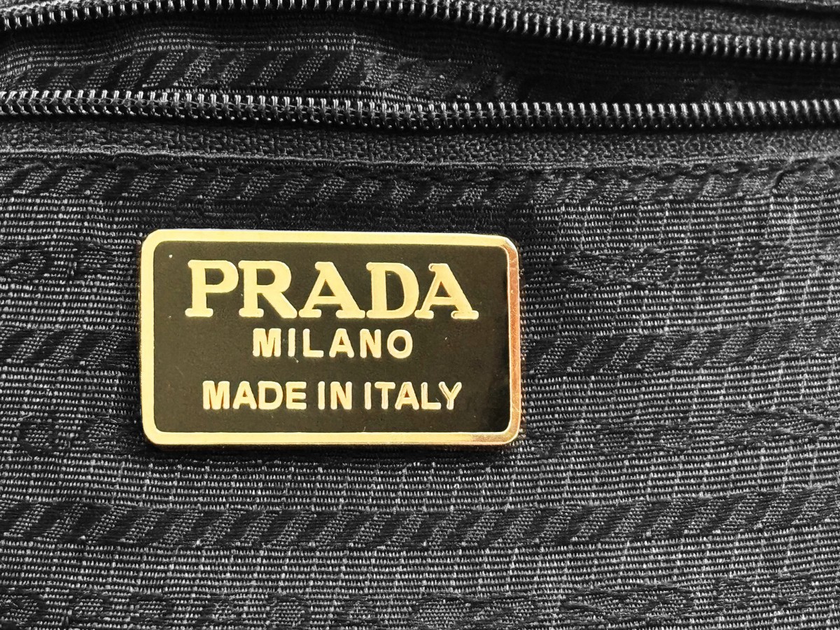 PRADA SPORT Bag Crossbody/Shoulder Neoprene Mesh Beige Lined 13