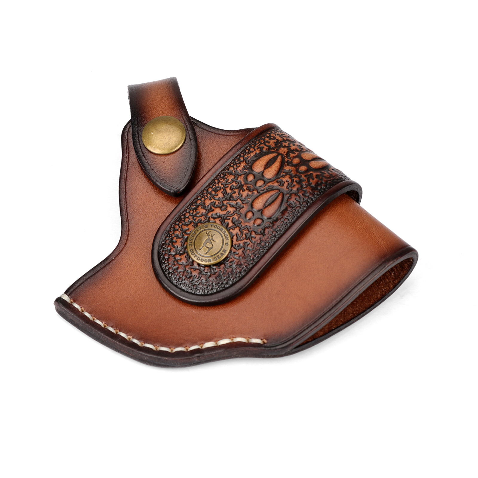 TOURBON Leather Handgun Holster Belt Bond Arms Derringer Barrel Case(Need Trim)