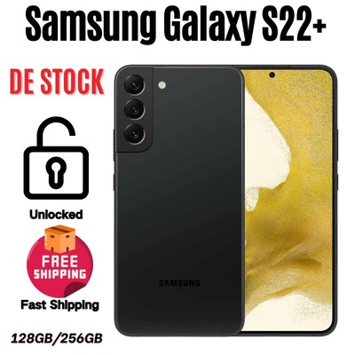 Brand New Samsung Galaxy S22+ Plus SM-S906U 128/256GB Handys Schwarz Smartphone