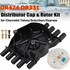 DR474 DR331 GM Distributor Cap And Rotor For Chevrolet GMC Trucks Vortec V8 5.7L