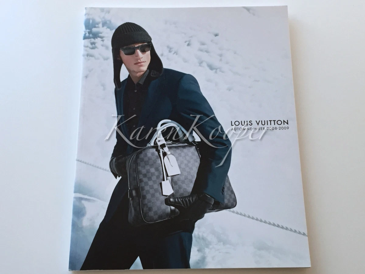 LOUIS VUITTON VIP FALL 2008 MENSWEAR MEN DAMIER GRAPHITE BAGS POSTER  PAMPHLET