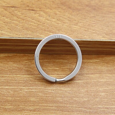 25MM S925 Sterling Silver Key Ring Vintage Key Organiser