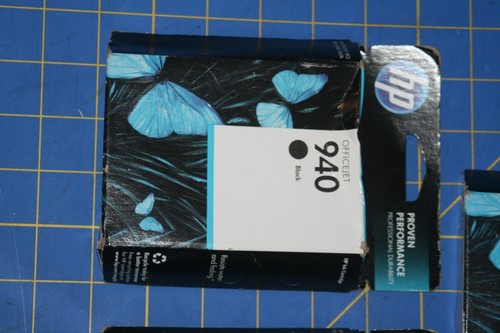 HP OfficeJet 940 Color Tinte Magenta Gelb Schwarz 3 Patronen EXP. 2015 Neu - Bild 2 von 8