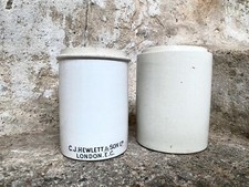 Pair of Antique Apothecary Jars - C J Hewlett London