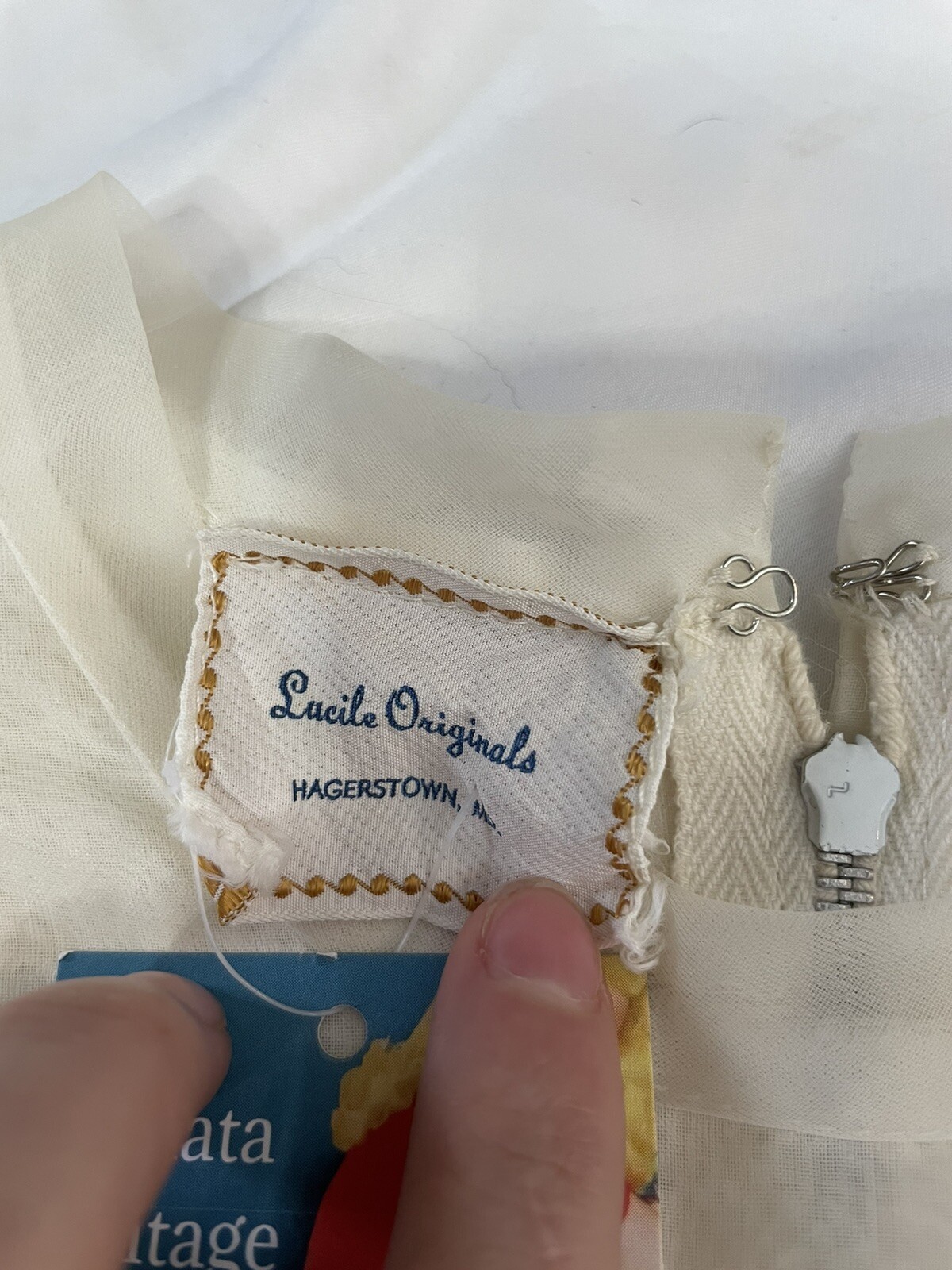 1960s patchwork polka dress - image 7