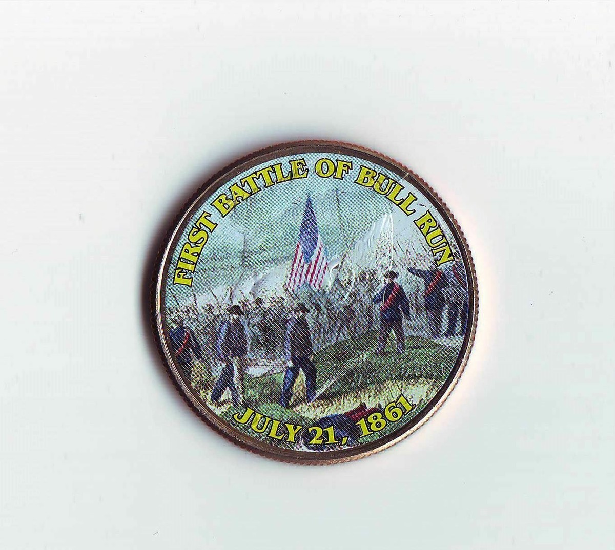 First Battle of Bull Run July, 21, 1861 Colorized Half Dollar | eBay