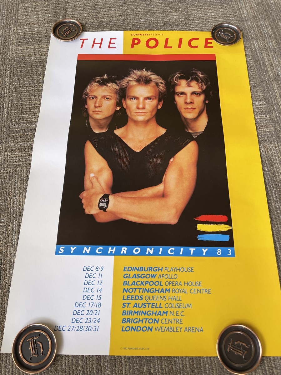 the Police - Synchronicity 1983 A1 ポスター 149 1983 The Police Synchronicity Tour Record Store Promo