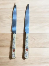International Tableworks "Marmalade" Dinnerware Goose Apple Set Of 2 Knives
