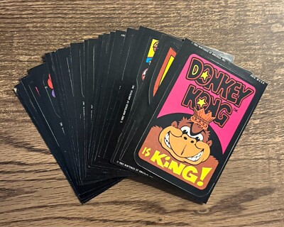 1982 Topps Nintendo Donkey Kong Sticker Trading Cards You Pick Complete Your Set