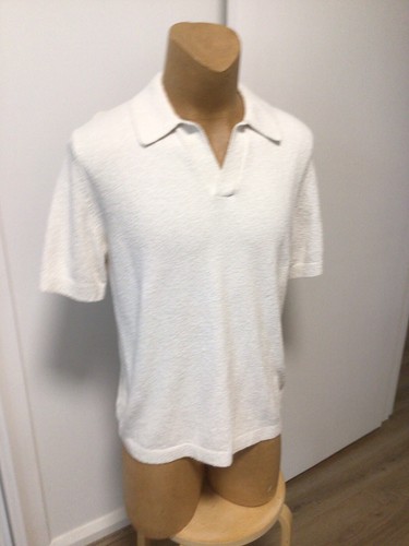 New Mens COS Off White POLO TOP SHIRT Size Medium..Relaxed Fit.BNWTAGS. - Picture 10 of 12