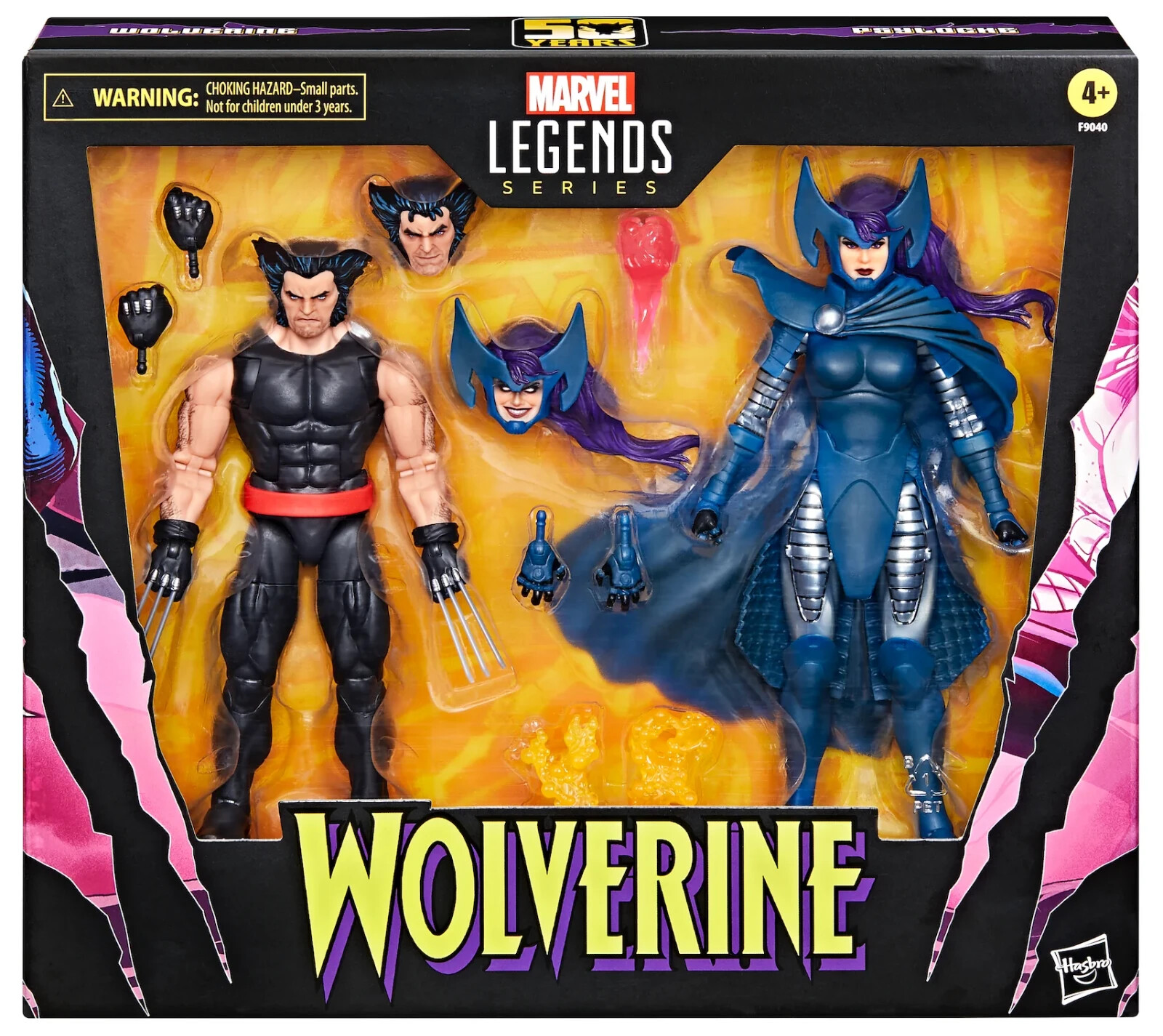 Figurines Wolverine Marvel Legends Articulées de 15 cm avec Accessoires