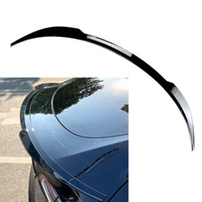 US 1 PC Rear Spoiler Trunk Wings For Tesla Model Y 2020 2021 2022 Glossy Black