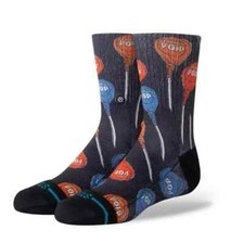 NWT Stance Kids Y M 11-2 Crew Socks Tootsie Roll Pops Suckers Candy