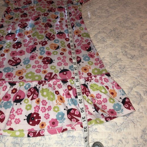 Gymboree 2008 Ladybug Nightgown Size L Large Girls Sleepwear Short Sleeve Summer - Picture 7 of 7