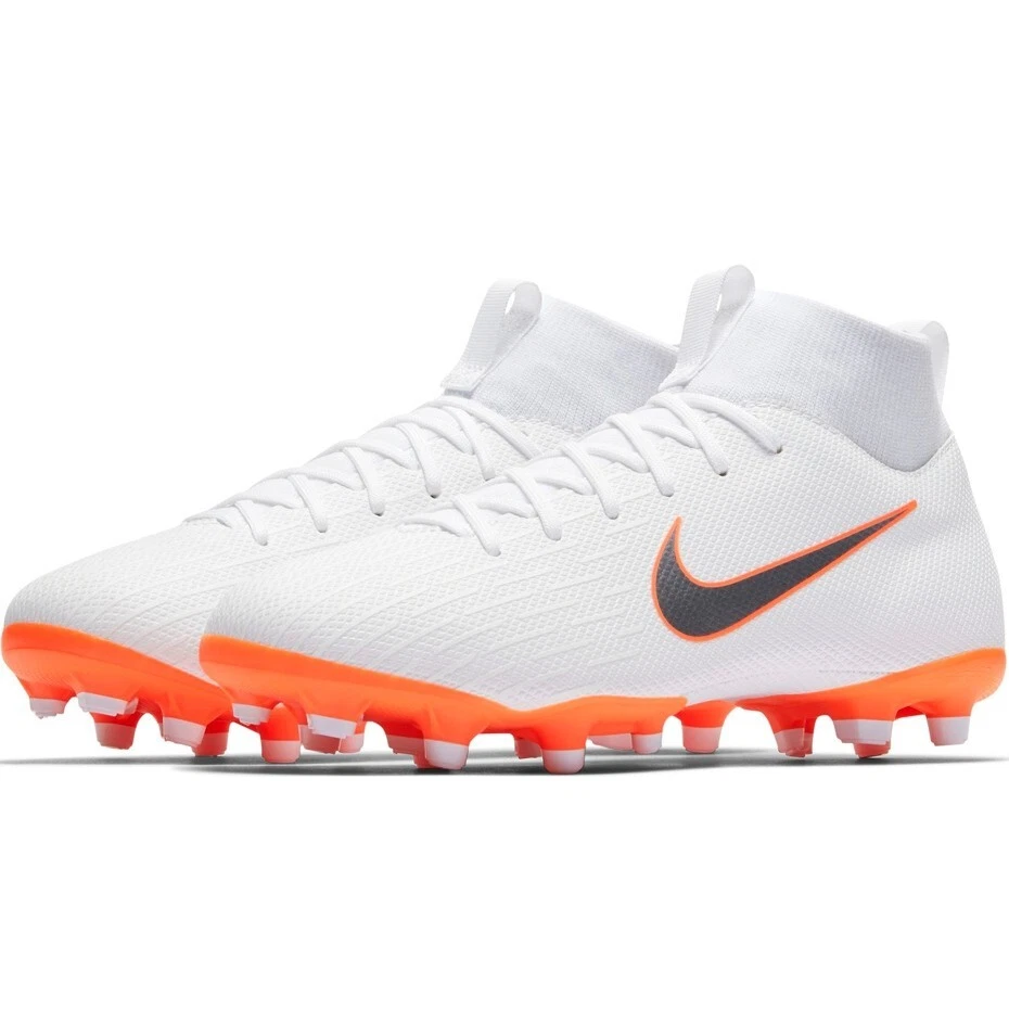 Nike Mercurial Superfly 6 Mg Jr AH7337 shoes white Size 2.5 |