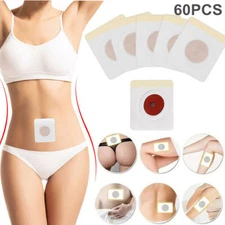 60PCS Slim Patch Weight L0ss Slimming Diets Pads Detox Burn F@t Adhesive Patches
