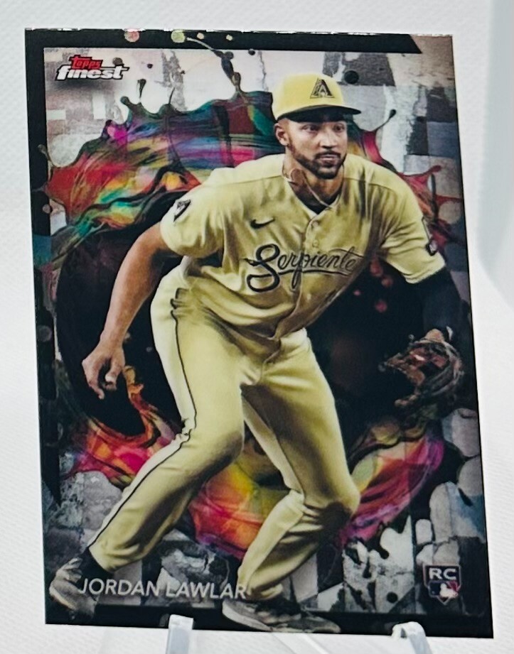 2024 Topps Finest Rare Jordan Lawlar Arizona Diamondbacks Rc #239