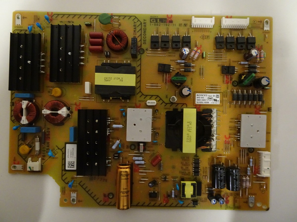 Sony XBR-75X850E GL73 Power Supply (APS-415) 1-474-690-11 | eBay