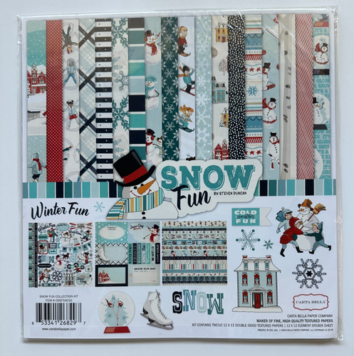 Carta Bella 12 x 12 Scrapbook Kit-Variations-Practically Perfect, Snow Fun, More - Picture 39 of 42
