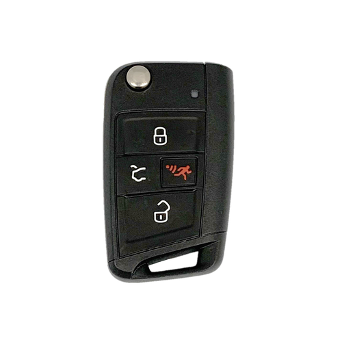 OEM Volkswagen Keyless Remote UNCUT 4B 5G0.959.752.BD NBGFS12A01 - Picture 4 of 4