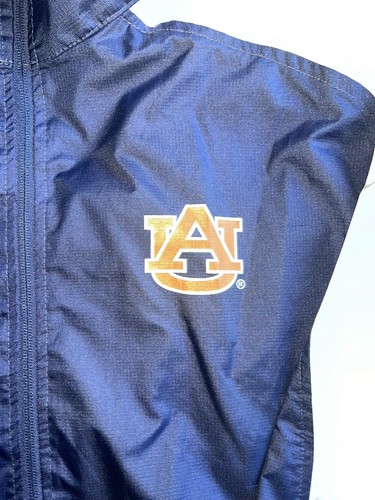 Vintage Auburn Tigers Genuine Stuff Pullover Size XL Jacket Windbreaker NCAA - Picture 2 of 5