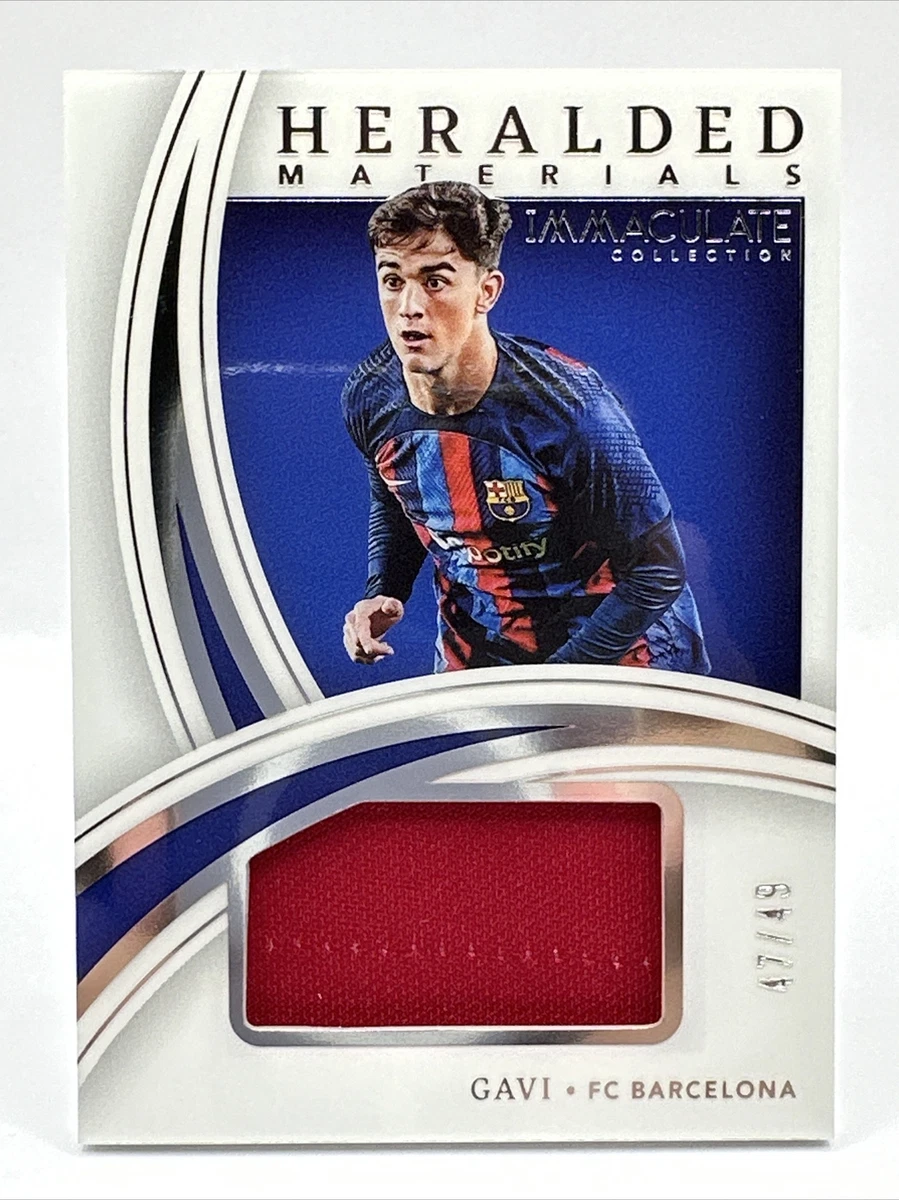 2022-23 PANINI IMMACULATE COLLECTION GAVI HERALDED MATERIALS PATCH /49 RI