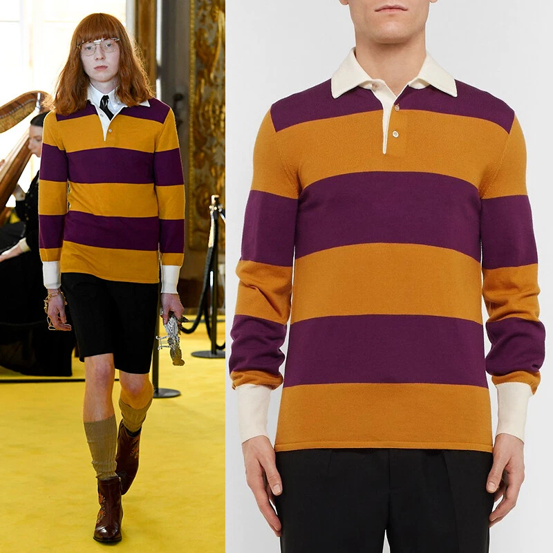 gucci polo yellow