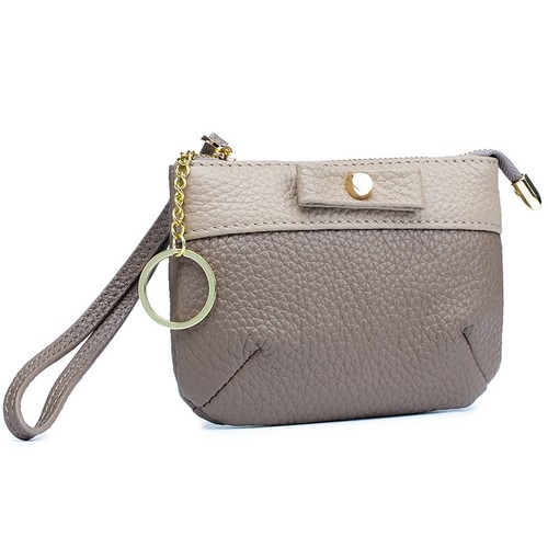 Women's Genuine Leather Litchi Clutch Cute Zipper Wallet Card Holder Coin Purse - Picture 5 of 17