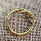 Monet Overlapping Circle Pin Brooch